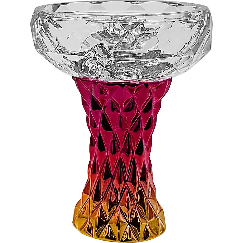 Diamond Bowl - Glass/Ceramic Bowl - Pharaohs Hookahs