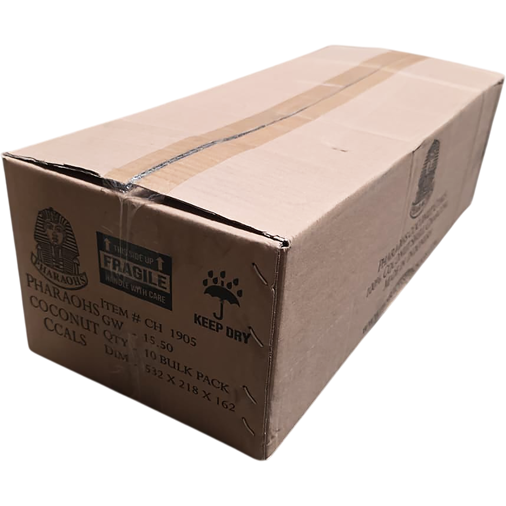 Pharaohs Coconut Cube Charcoal - 26mm - 15kg BULK PACK - Pharaohs Hookahs