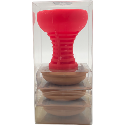 Silicone Bowl with 3 Clay Inserts (Medium and Large Inserts)