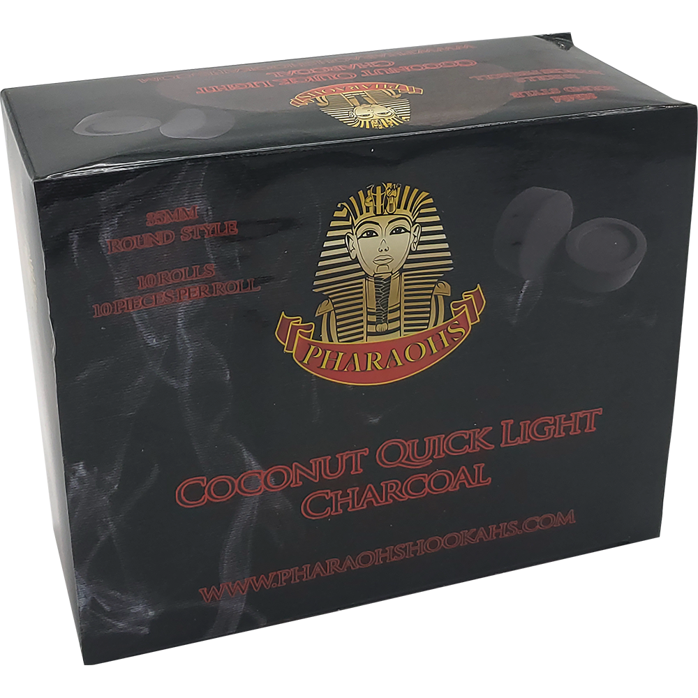 Coconut Quick Light Charcoal - 35mm - Pharaohs Hookahs