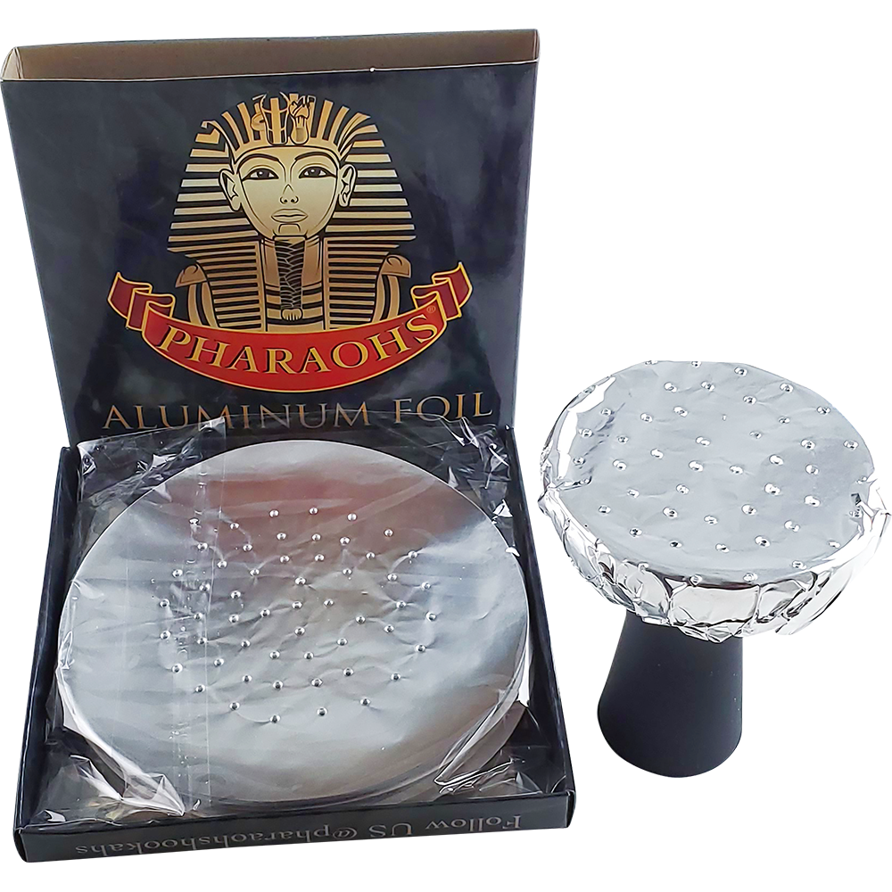 OEM Packing Pre Cut Aluminum Silver Foil Paper for Hookah with
