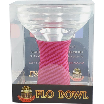Carbon Flo-Bowl - Glass/Silicone Bowl - Pharaohs Hookahs