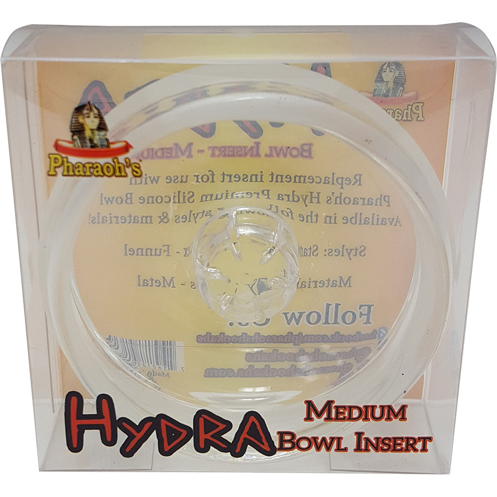 Hydra Bowl Medium Glass Inserts - Pharaohs Hookahs