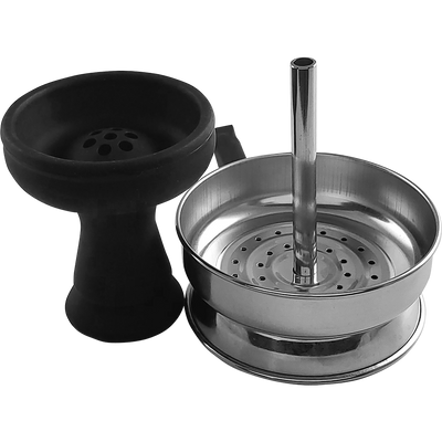 Silicone Bowl with Heat Management Screen - Pharaohs Hookahs